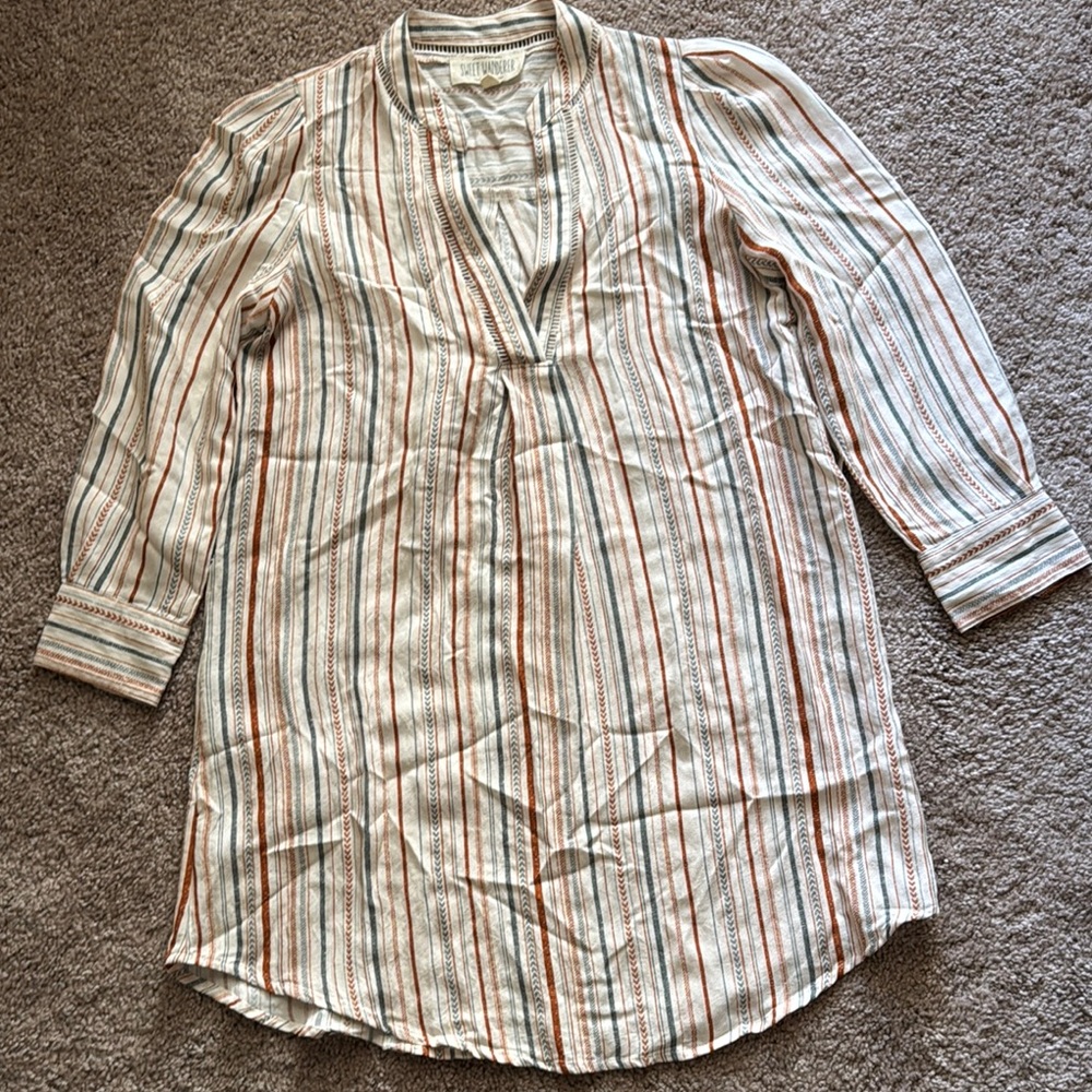 Striped Long Sleeve Tunic